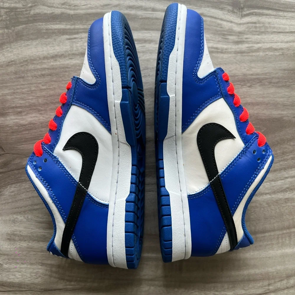 Nike Dunk Low White Crimsons Size 5Y/ 6.5 Women’s WORN ONCE - Picture 4 of 10